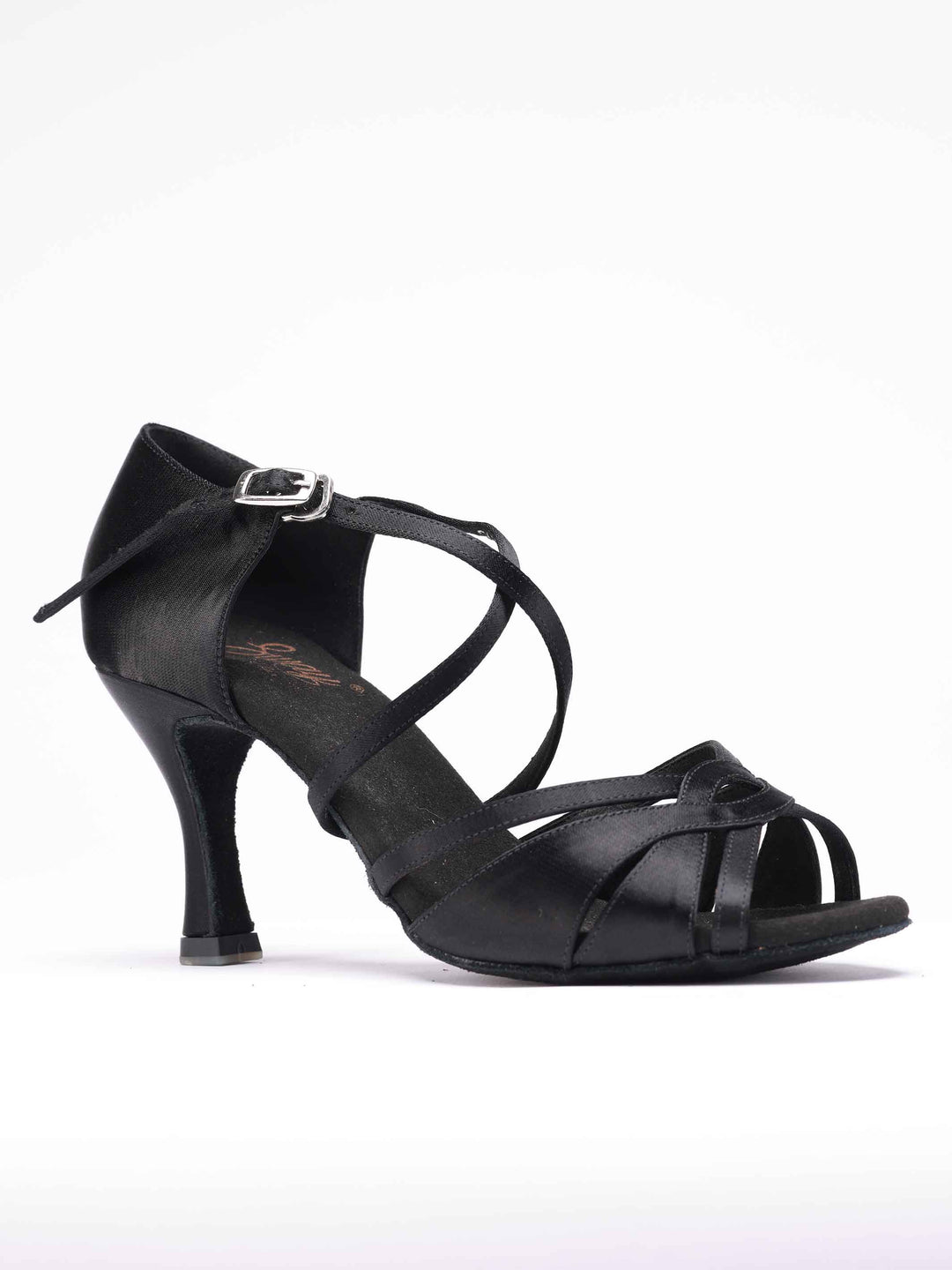 Chaussures de danse latine pour femmes, modèle Stella, couleur noir