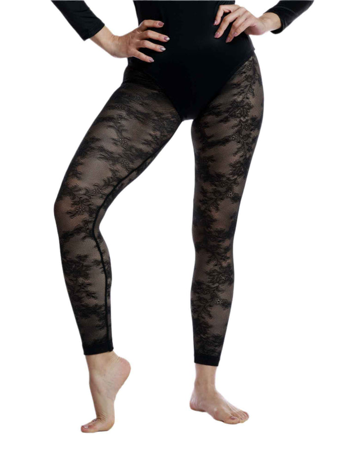 Collants résille dentelle pour femme - design élégant pour danse et ballet