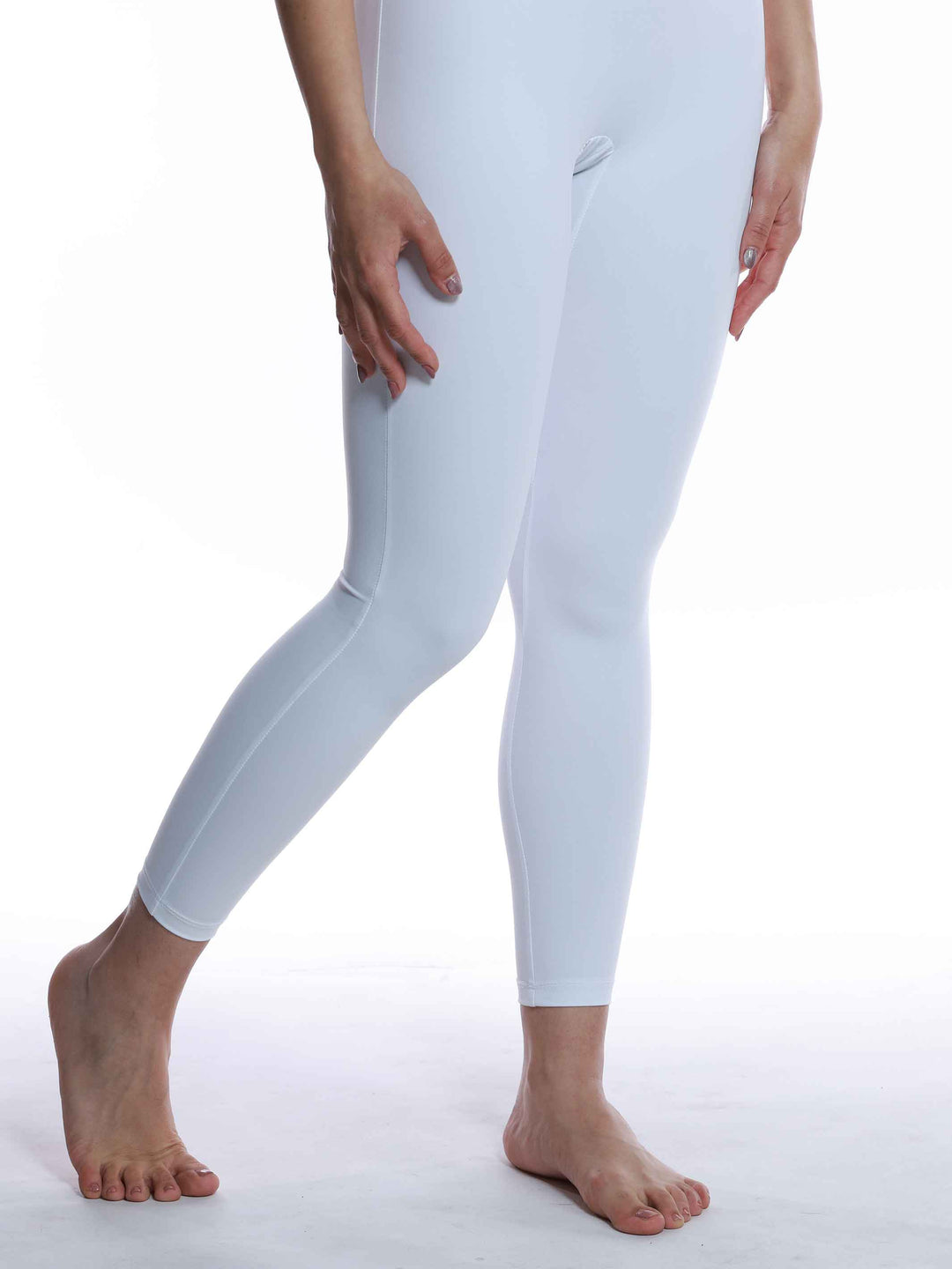 Justaucorps blanc mesh pour danse contemporaine et yoga - vue bas