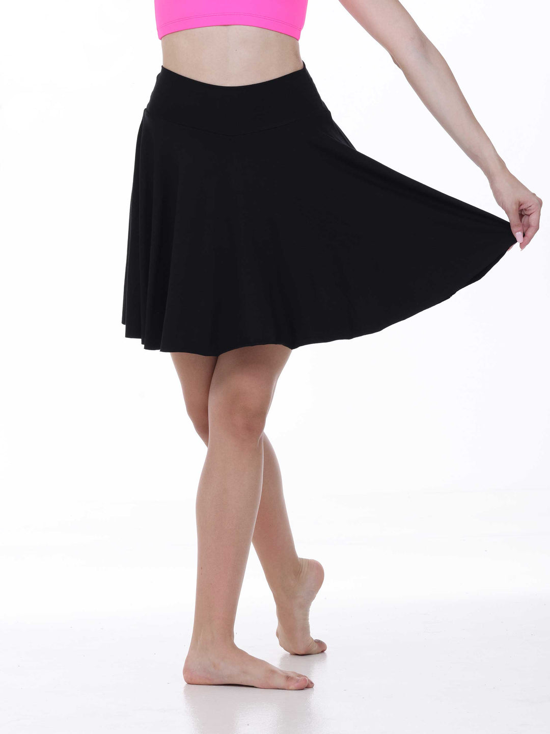 Jupe de Danse Fluide avec Short Intégré (vue détail)